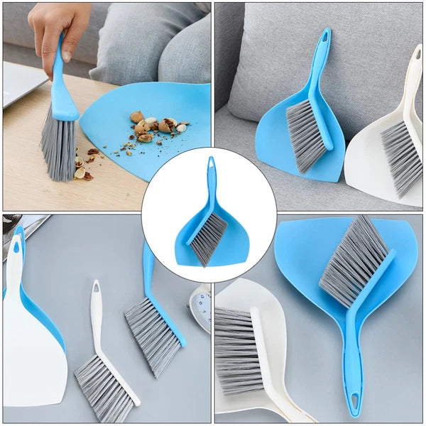 Mini Broom Set Small Dustpan and Brush Desktop Cleaning Supplies Pet