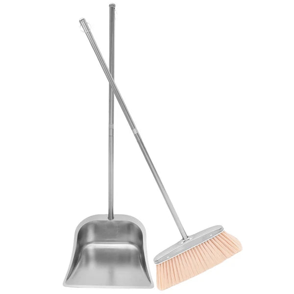 Broom Garbage Set Office Dust Pan and Brushes Cleaning Dustpan for Home