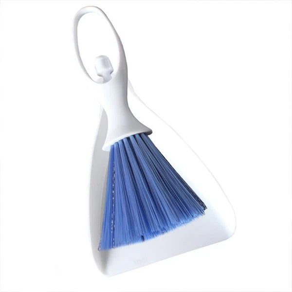 2 Sets Desktop Broom Small Dustpan Counter Brush Cleaner Household Supplies