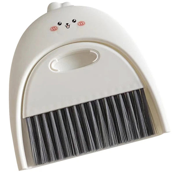 Mini Dustpan Set Baby Child Small Plastic Broom and Tabletop Cleaning Brush
