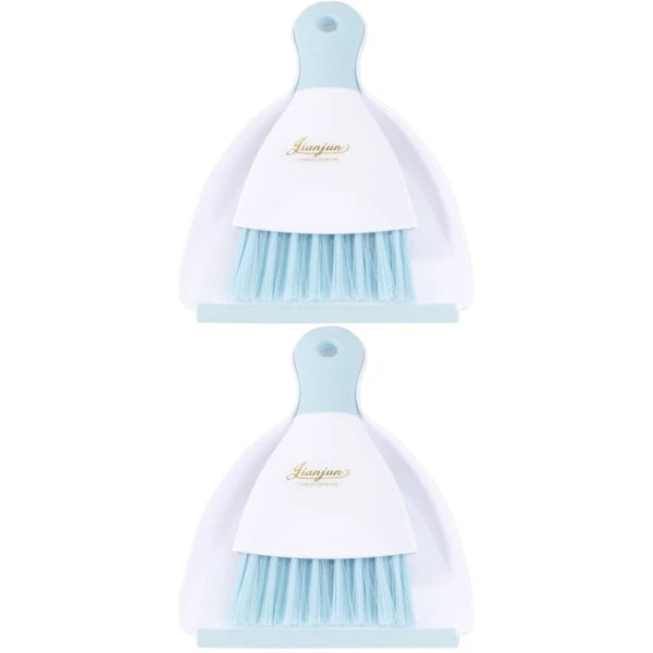 2 PCS Convenient Small Dustpan Set Cleaning Broom Household Supplies