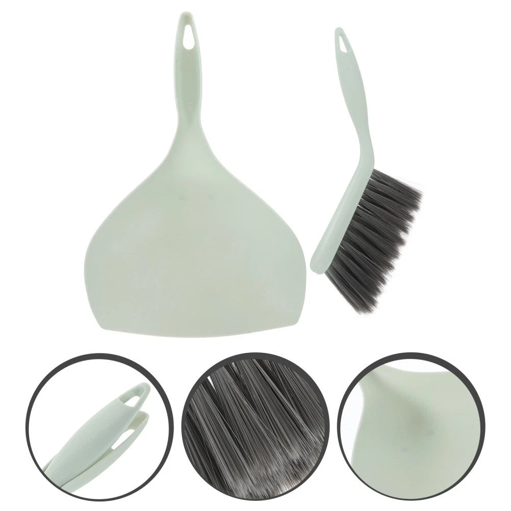Desktop Cleaning Broom Brush and Dustpan Set Sweeping Soft Small