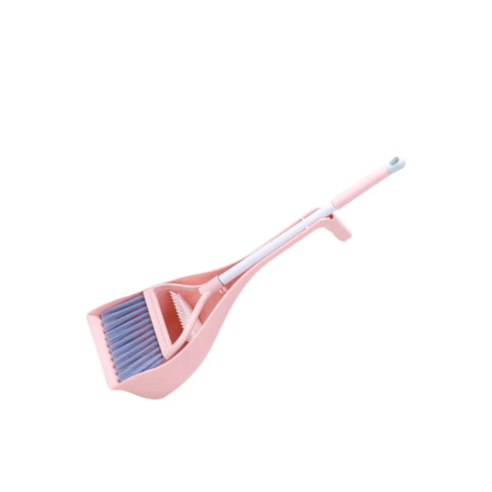 1 Set Child Besom Dustpan Kit Kids Cleaning Broom Dustpan Combination Kids Mini