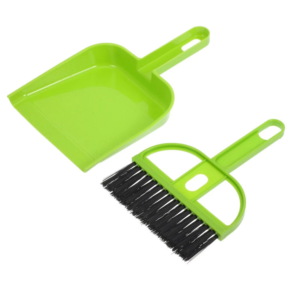 Desktop Broom Set Miniature Dustpan Brush Child Detail Car Detailing
