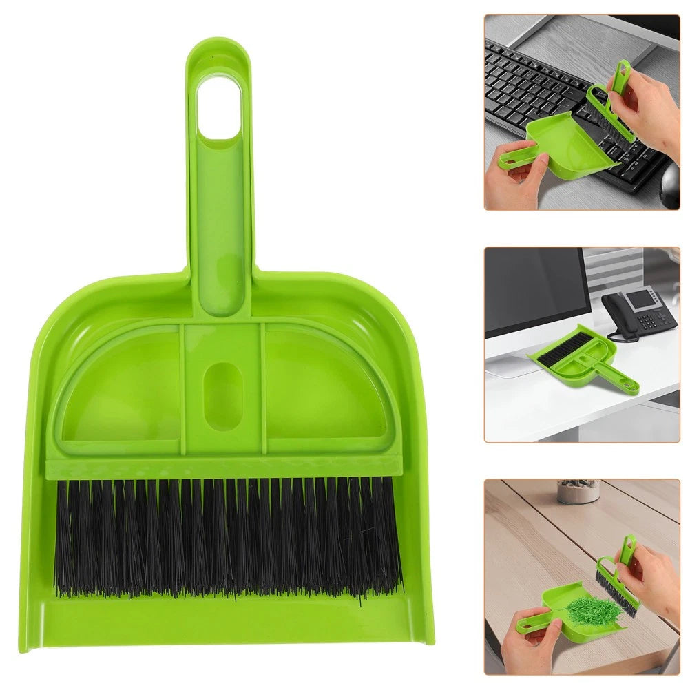Desktop Broom Set Miniature Dustpan Brush Child Detail Car Detailing