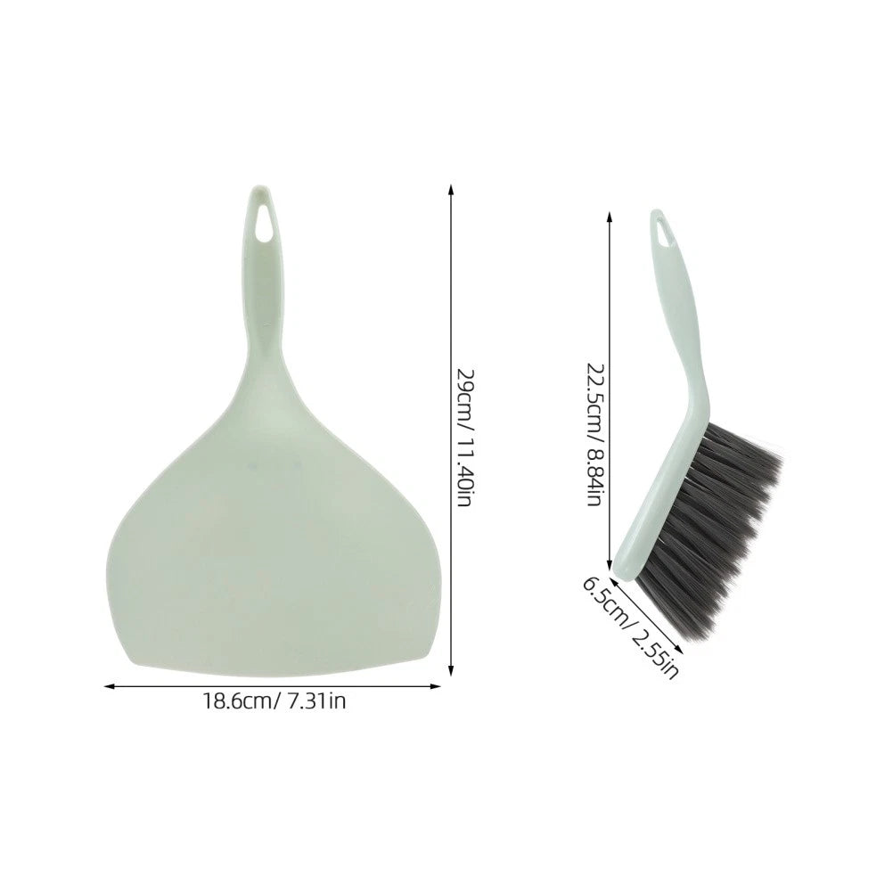 Desktop Cleaning Broom Brush and Dustpan Set Sweeping Soft Small