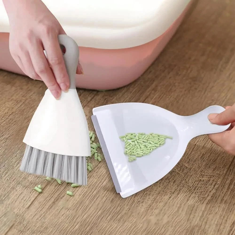 Dust pan Broom Brush Dustpan - Dustpan and Brush SetMini dust Pans with Brush...
