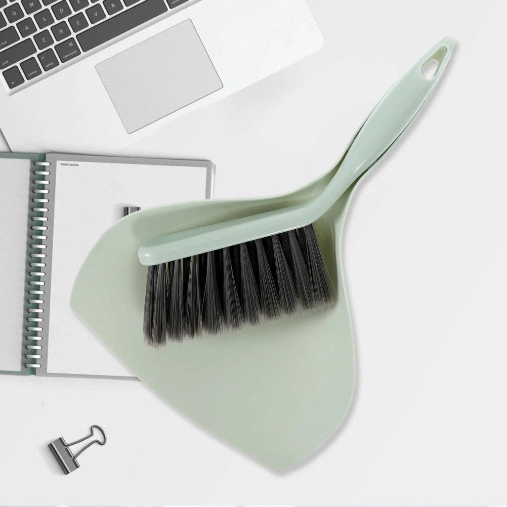 Desktop Cleaning Broom Mini Brush Pan Set Dust and Dustpan Small