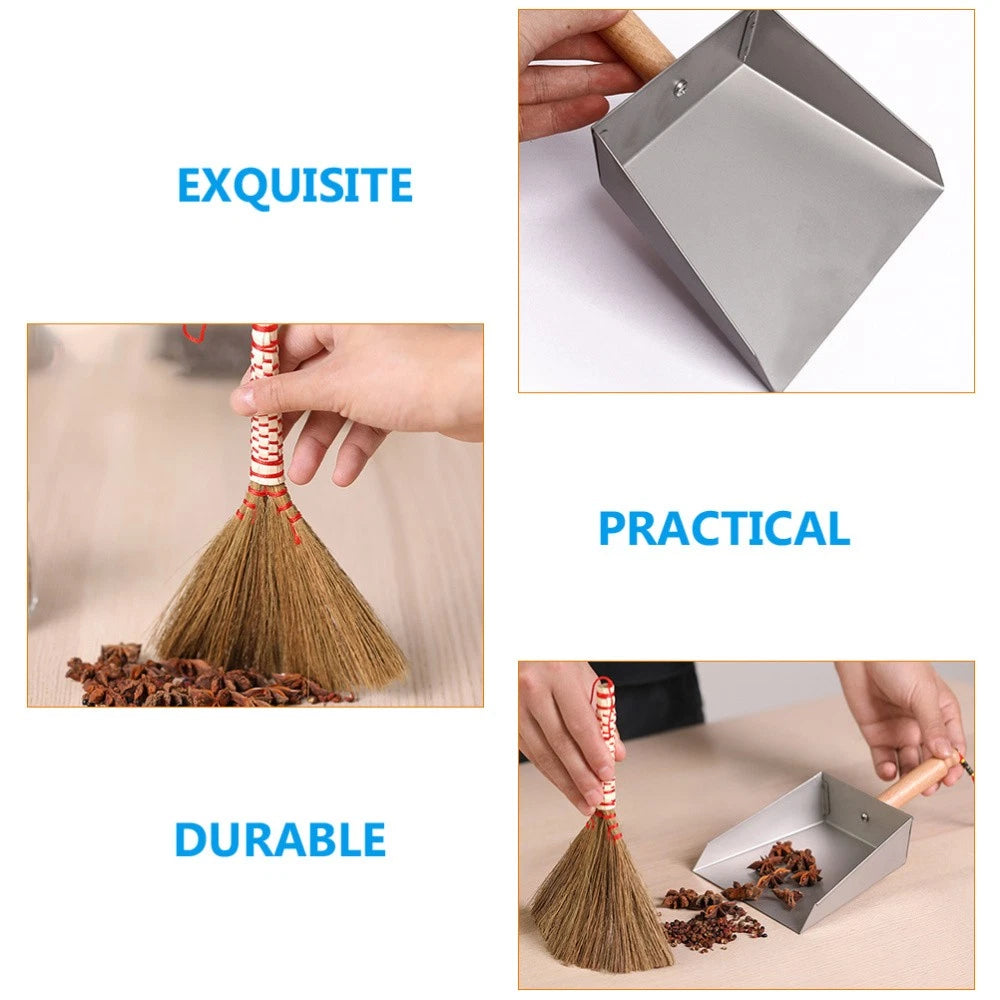 Desktop Cleaning Kit Child Small Dustpan Set and Broom Mini Brush