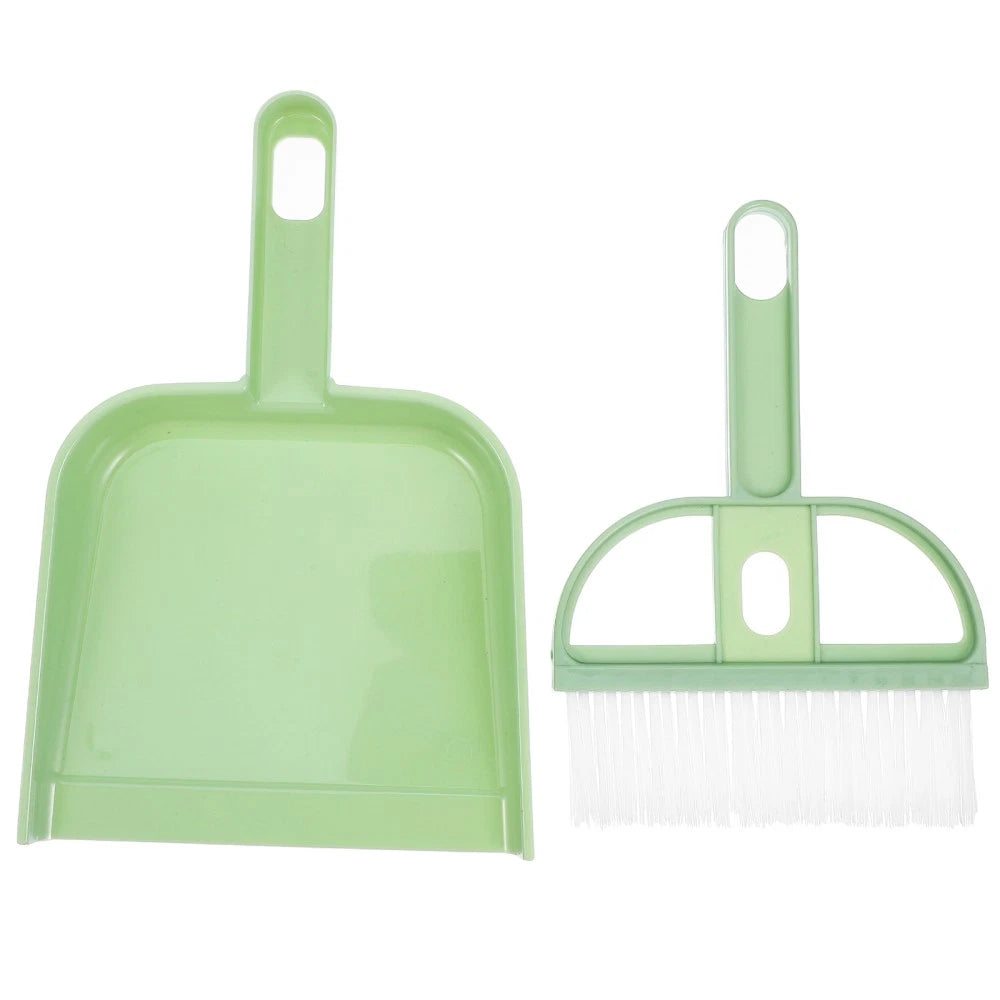Small Broom Set Multi-use Cleaning Tools Hamster Cage and Dustpan