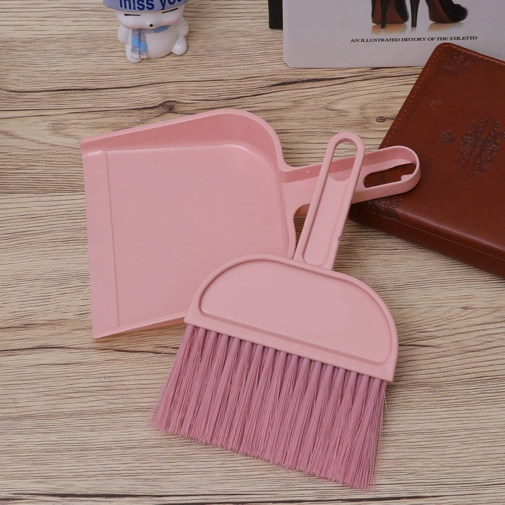 Mini Broom Dustpan Set Desktop Small Cleaning Utensils Dusters for