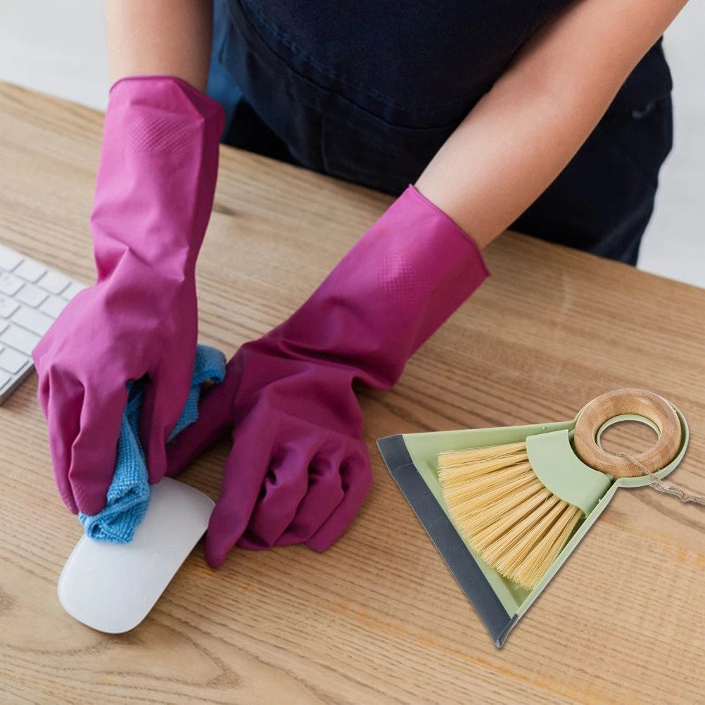 Desktop Cleaning Brush Set Kits Household Sweeper Broom with Dustpan