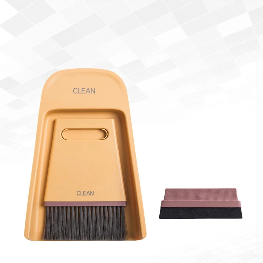 Travel Sweeper Accessories Set Desk Dustpan Cage Cleaner Desktop Cleaning Broom