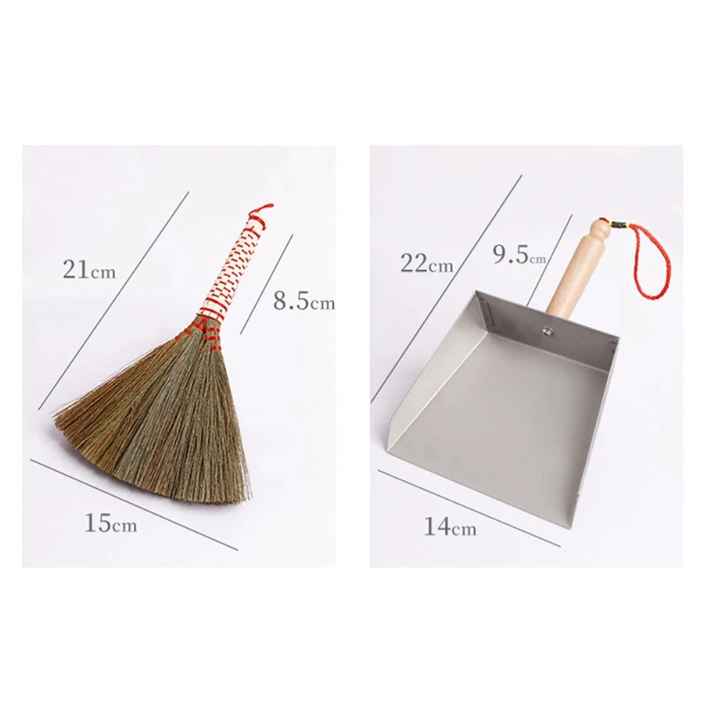 Desktop Cleaning Kit Child Small Dustpan Set and Broom Mini Brush