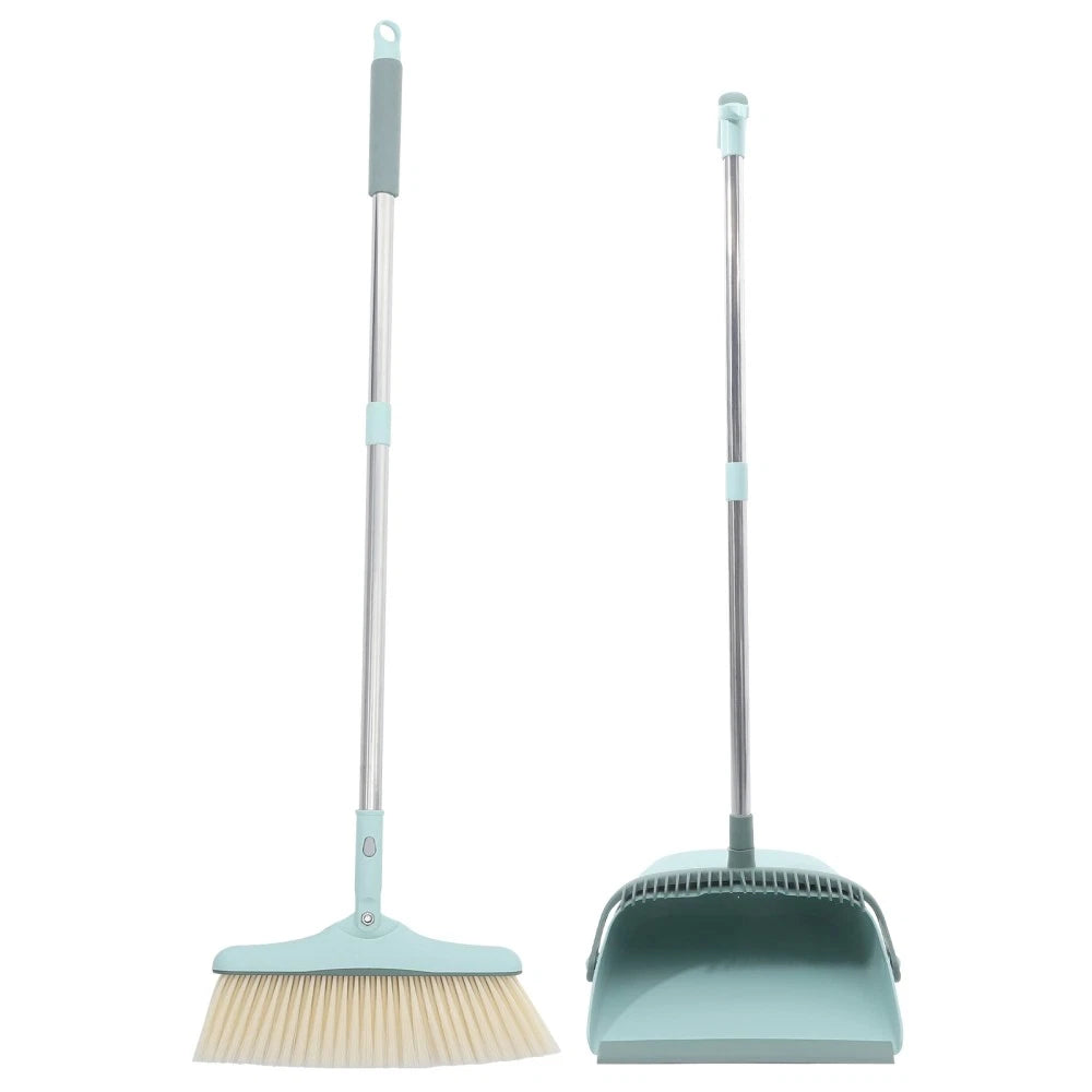 1 Set of Household Broom and Dustpan Reusable Broom Dustpan Home Cleaning