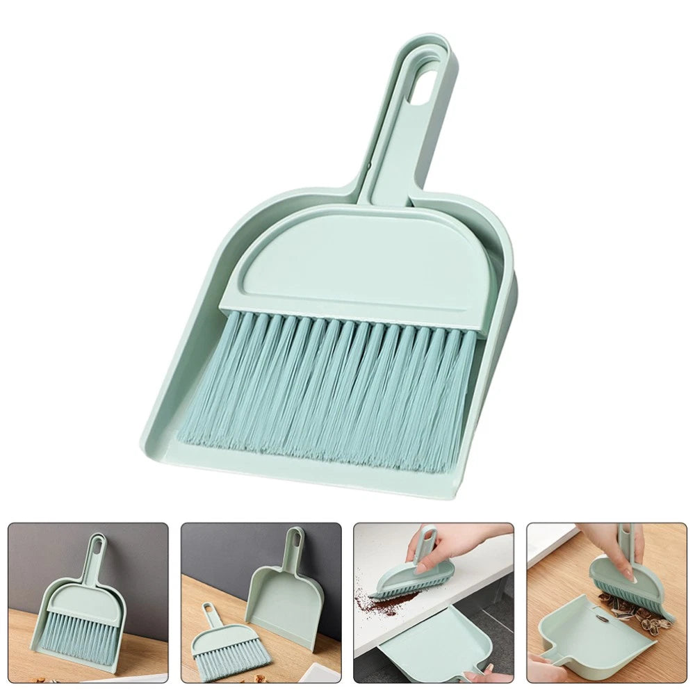 Desktop Broom Set Child Cleaning Small Dustpan Classroom Supplies