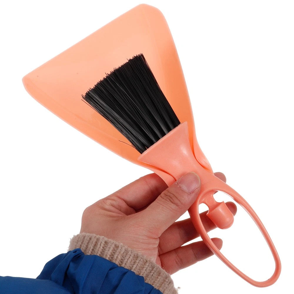 Cleaning Tool Set Small Animal Cage Brush Handheld Broom with Dustpan