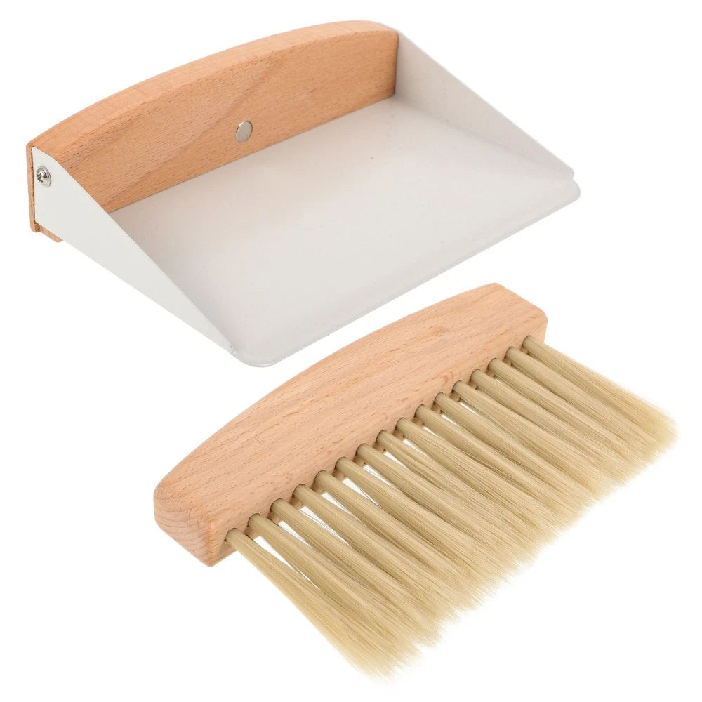 Desktop Cleaning Kit Child Travel Mini Broom for Coffee Bar Small Dustpan