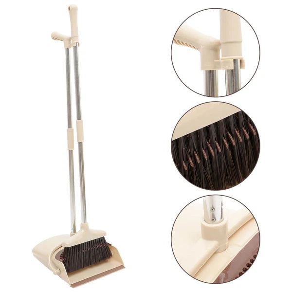 1 Set of Broom and Dustpan Set Multi-functional Household Cleaning Broom