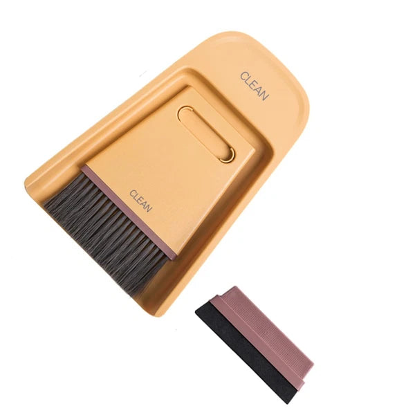 Small Dustpan Brush Desktop Cleaning Broom Tiny Cleaning Broom Dustpan Brush Set
