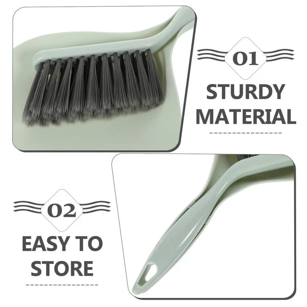 Desktop Cleaning Broom Mini Brush Pan Set Dust and Dustpan Small