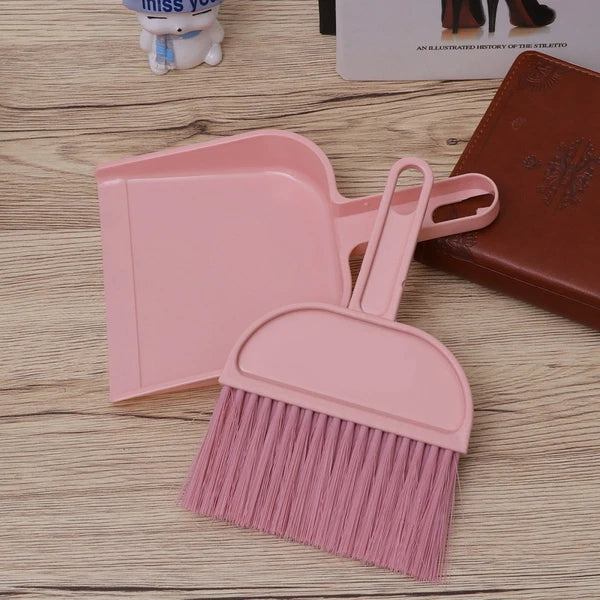Mini Broom Dustpan Set Brush Desktop and Cleaning Tools Pet Hair Removal