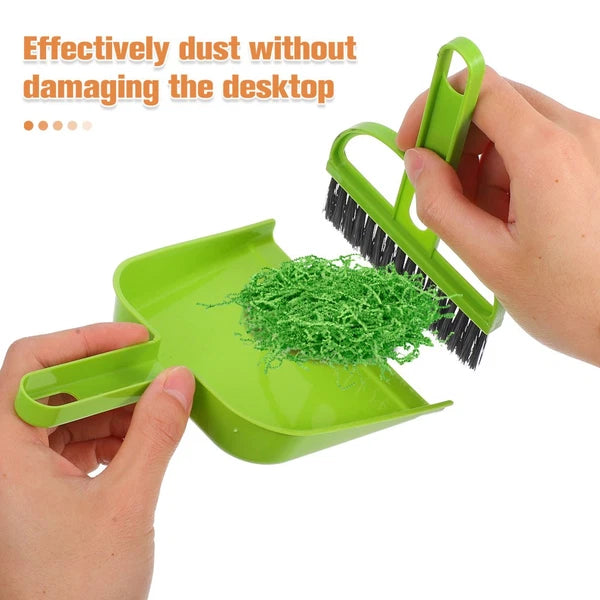 Desktop Broom Set Miniature Dustpan Brush Child Detail Car Detailing