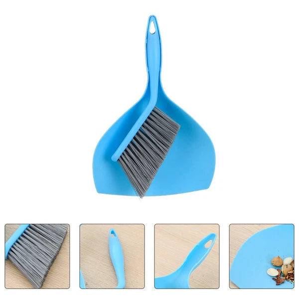 Mini Broom Set Small Dustpan and Brush Household Cleaning Supplies Desktop