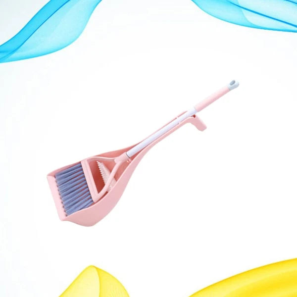 1 Set Child Besom Dustpan Kit Kids Cleaning Broom Dustpan Combination Kids Mini
