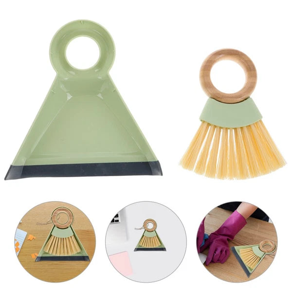 Desktop Cleaning Brush Set Kits Household Sweeper Broom with Dustpan