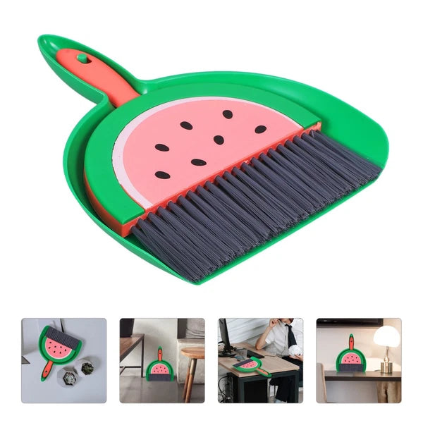 Mini Broom Set Child Desktop Small Dustpan Sweeping Brush and with