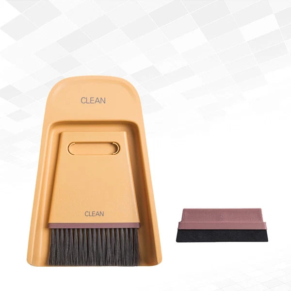 Small Dustpan Brush Desktop Cleaning Broom Tiny Cleaning Broom Dustpan Brush Set