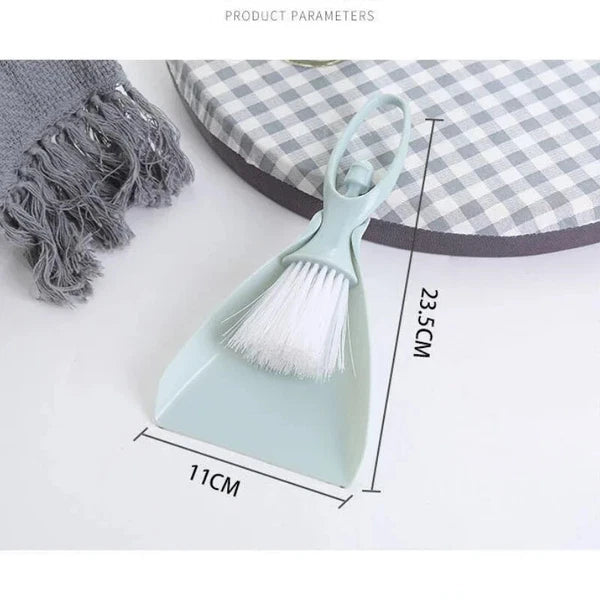 Home Keyboard Hair Brush Mini Floor Dust Broom and Dustpan Set Cleaning Tool New
