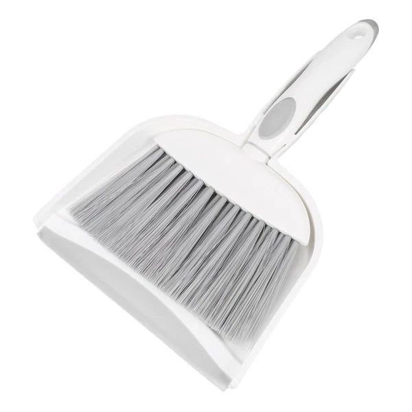 1 Set Small Broom Dustpan Kit Desktop Whisk Broom Brush And Waste Bin Tabletop