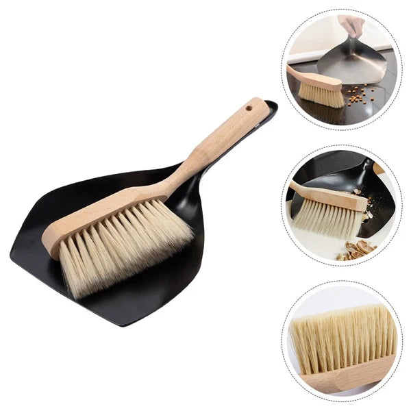 Garbage and Broom Set Sweeping Brush Dustpan Child Cleaning Accessory