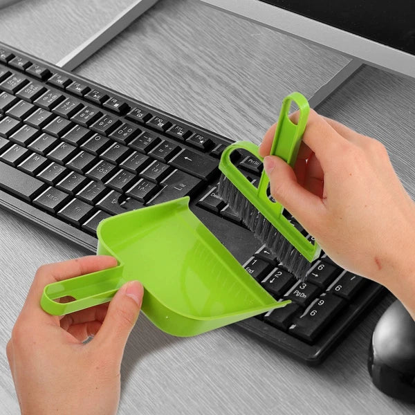 Desktop Broom Set Miniature Dustpan Brush Child Detail Car Detailing