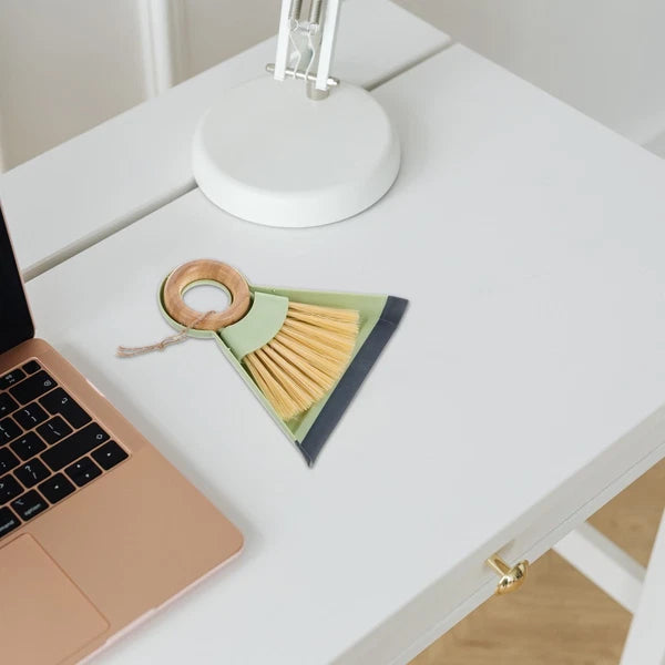 Desktop Cleaning Brush Set Kits Household Sweeper Broom with Dustpan