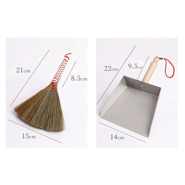 Desktop Cleaning Kit Child Small Dustpan Set and Broom Mini Brush