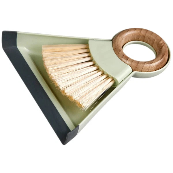 1 Set Mini Cleaning Brush and Dustpan Table Sweep Broom for Computer Keyboard