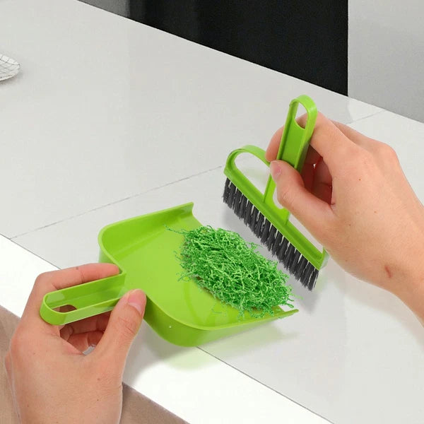 Desktop Broom Set Miniature Dustpan Brush Child Detail Car Detailing
