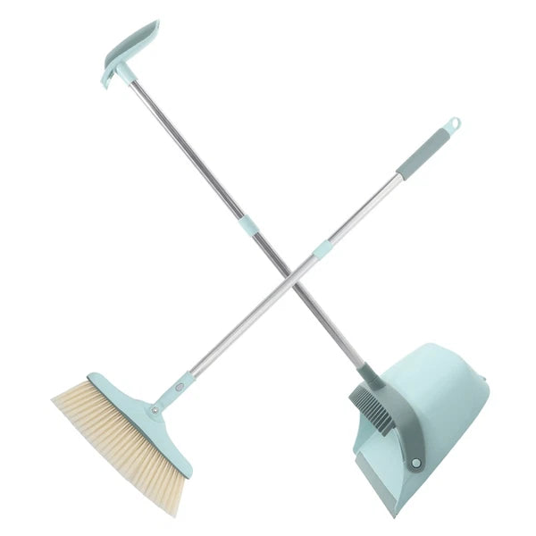 1 Set of Household Broom and Dustpan Reusable Broom Dustpan Home Cleaning