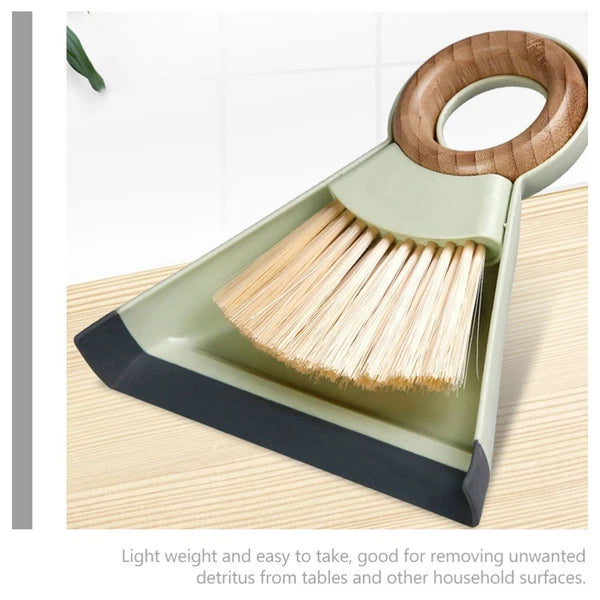 1 Set Mini Cleaning Brush and Dustpan Table Sweep Broom for Computer Keyboard