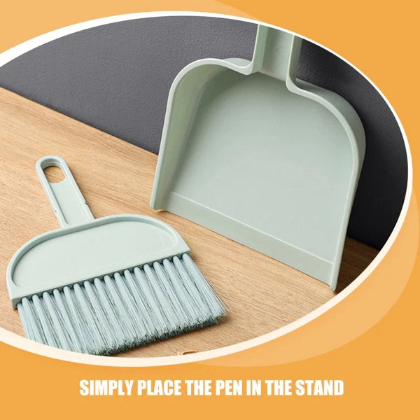 Desktop Broom Set Child Cleaning Small Dustpan Classroom Supplies