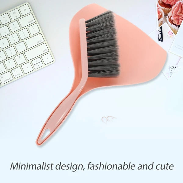 Desktop Cleaning Broom Table and Dustpan Set Small Portable Brush