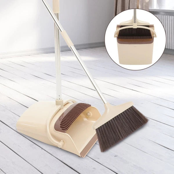 1 Set of Broom and Dustpan Set Multi-functional Household Cleaning Broom