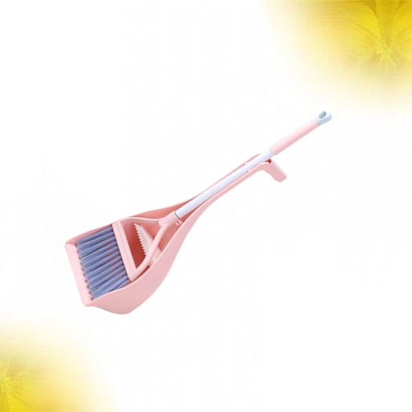 1 Set Child Besom Dustpan Kit Kids Cleaning Broom Dustpan Combination Kids Mini