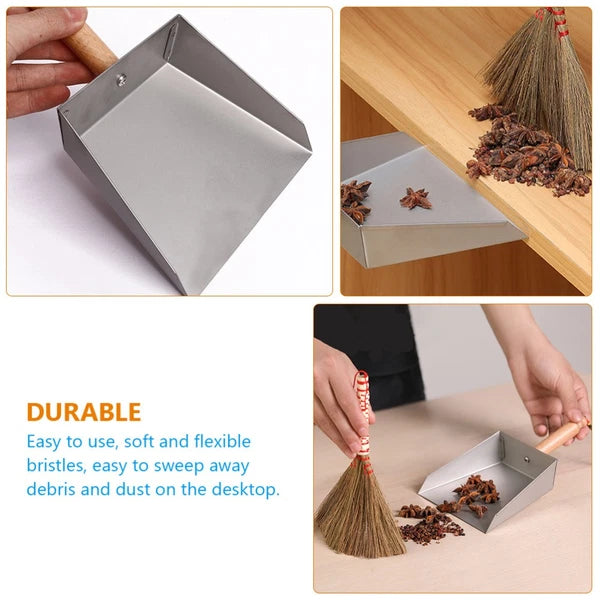 Desktop Cleaning Kit Child Small Dustpan Set and Broom Mini Brush