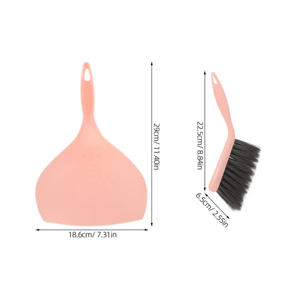 Desktop Cleaning Broom Table and Dustpan Set Small Portable Brush